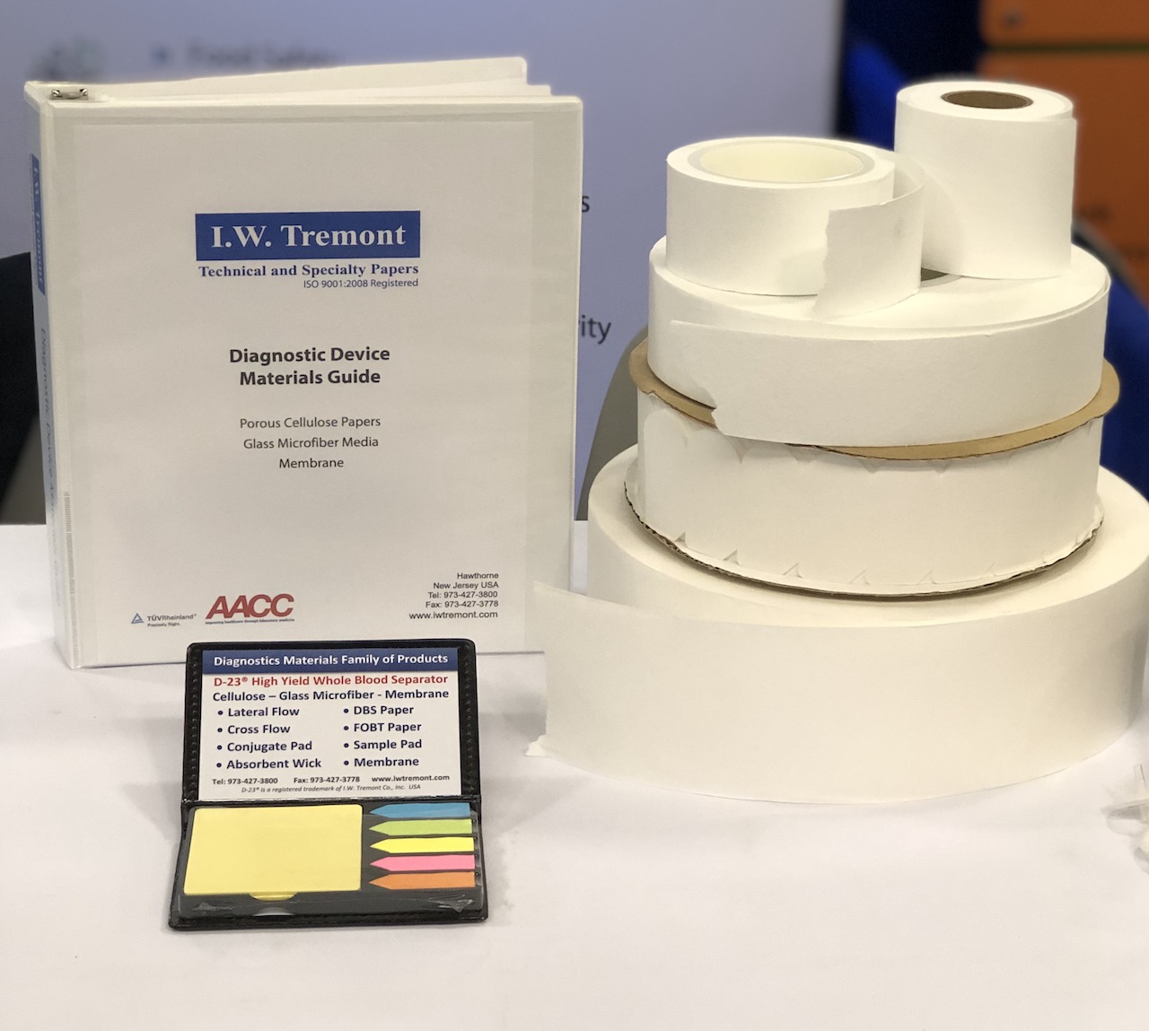 Diagnostic binder and materials examples